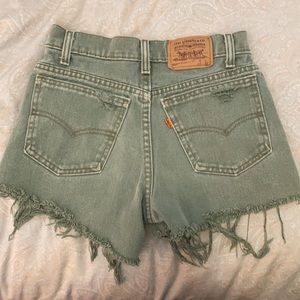 Levi's Vintage Orange Tab Shorts - Green
